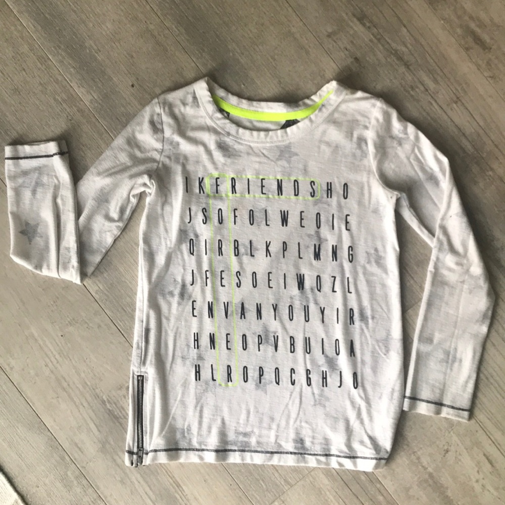 Kind is cool long sleeve shirt for young child